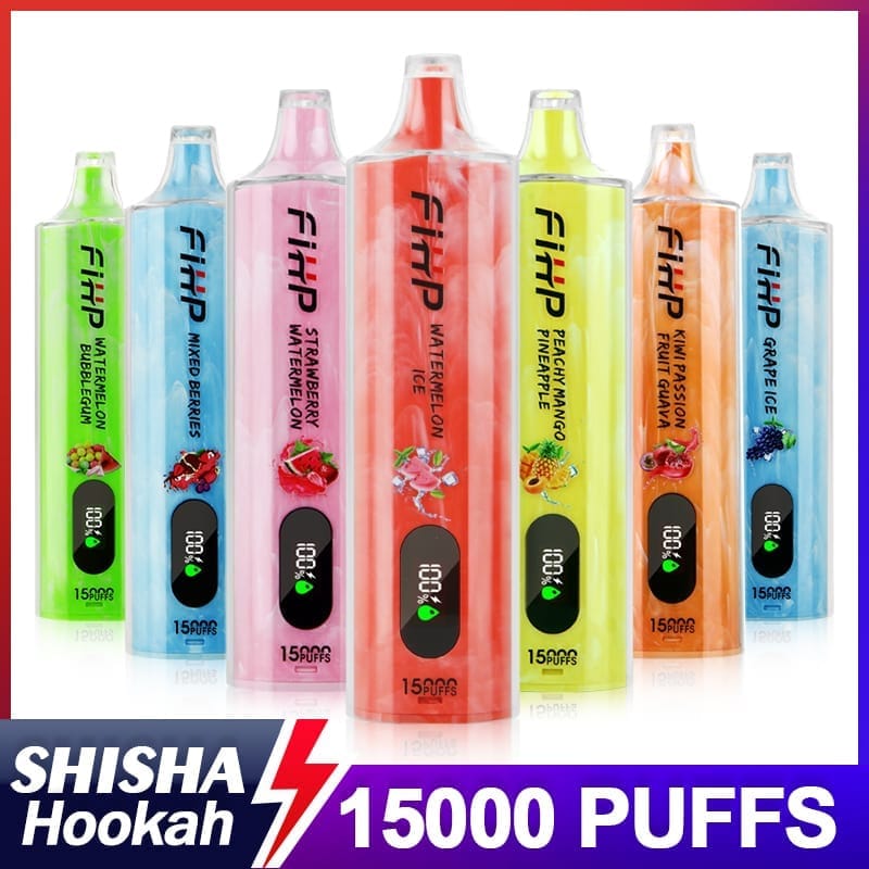disposable shisha vape FIHP Shisha Hookah 15000 Puffs | 0.6% strength, bulk disposable vape