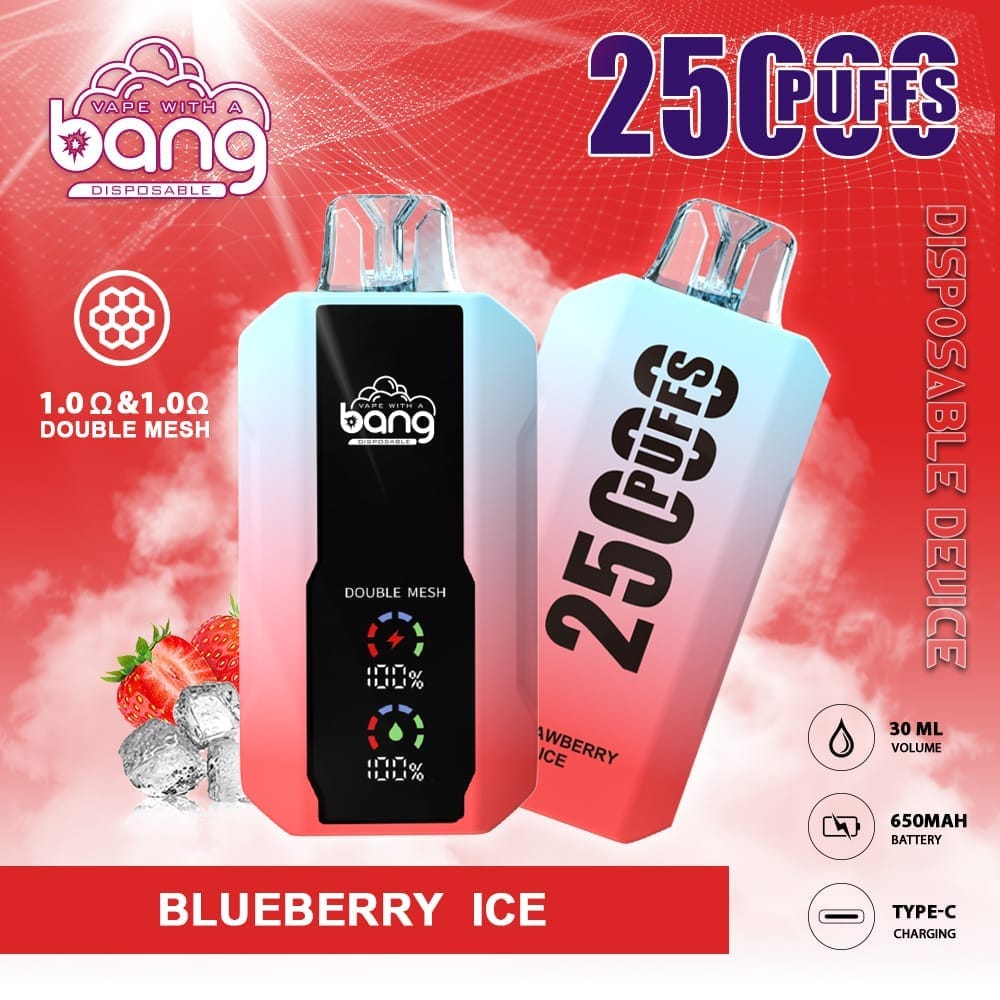 Bang 25000 Puffs | 0%-5% strength, 25mL, 650mAh, bulk disposable vape