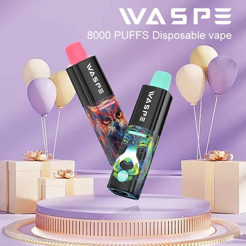 WASPE 8000 Puffs | 0%-5% nicotine, bulk disposable vape
