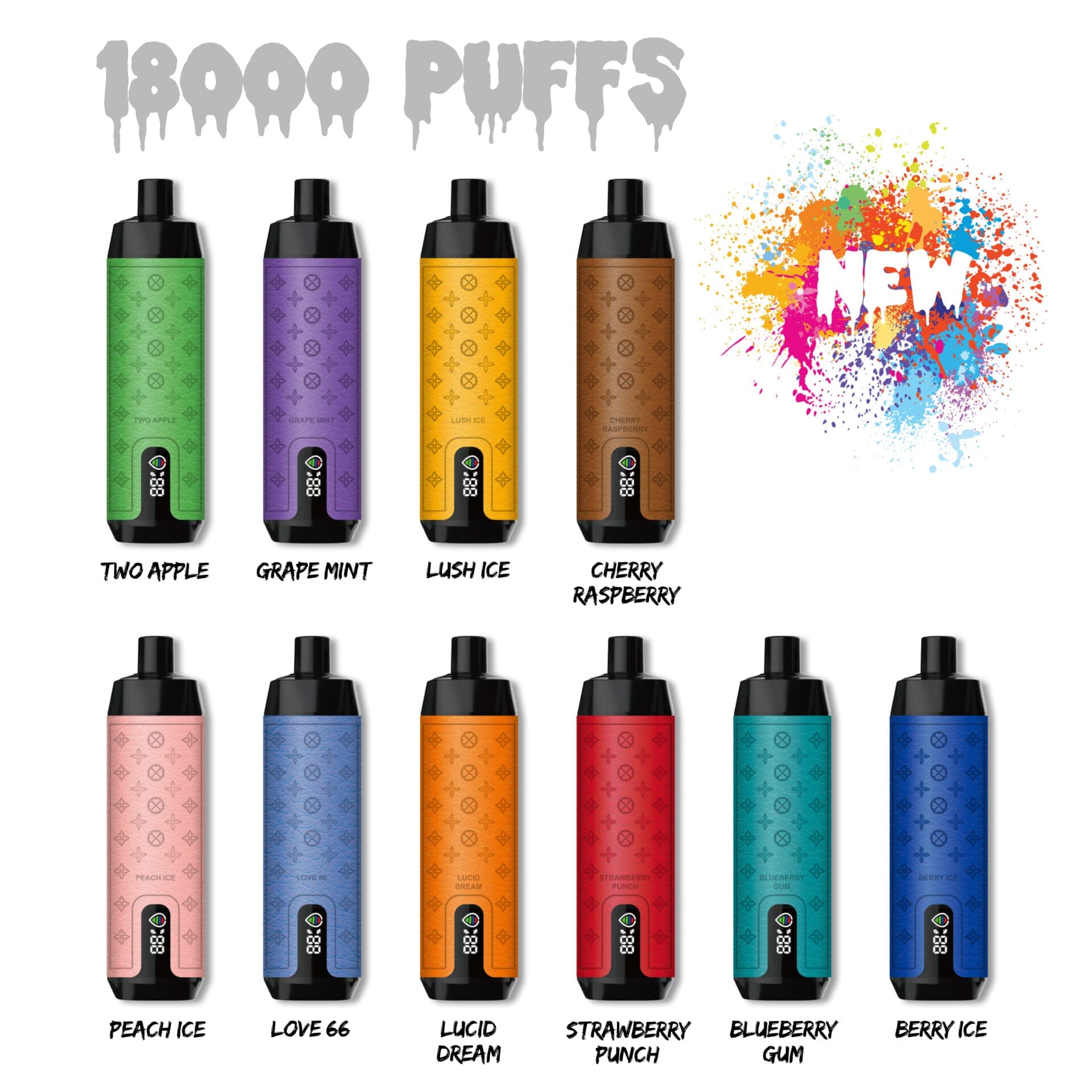 hookah bar vape EVAPPE Shisha Deluxe Bar 18000 Puffs | 0%-5% strength, 25mL, bulk  disposable vape
