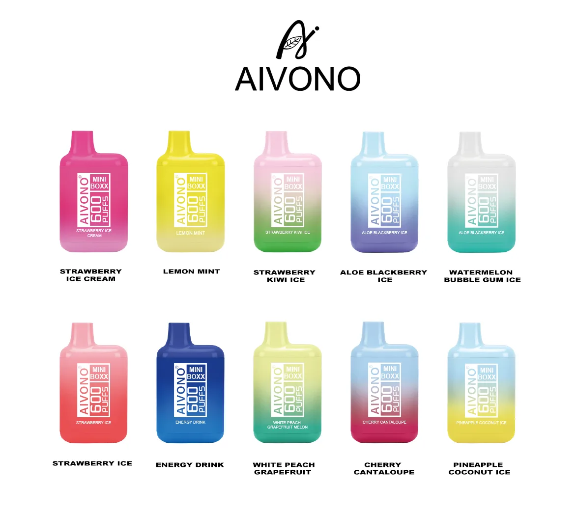 Aivono Mini Boxx 600 Puffs 0% 2% 5% Nicotina 2ml Ricaricabile Bulk Buy Disposable Vape Wholesale Aivono Mini Boxx 600 Puffs 0% 2% 5% Nicotina 2ml Ricaricabile Bulk Buy Disposable Vape Wholesale