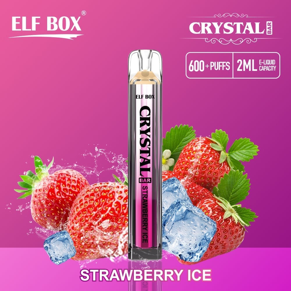 elf bar 600 wholesale ELF BOX CRYSTAL BAR 600 Puffs | 0%-5% strength, bulk disposable vape