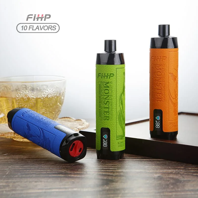 FIHP Shisha Hookah 12000 Puffs 0.6% Nicotine Rechargeable Bulk Buy Disposable Vape Wholesale