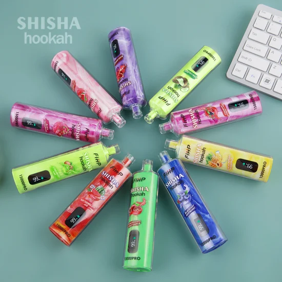 FIHP 15000 Puffs Shisha Hookah PRO: Vapeul reîncărcabil de unică folosință suprem FIHP 15000 Puffs Shisha Hookah PRO: Vapeul reîncărcabil de unică folosință suprem