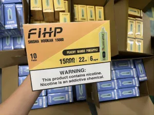 FIHP 15000 Puffs Shisha Hookah PRO: Vapeul reîncărcabil de unică folosință suprem FIHP 15000 Puffs Shisha Hookah PRO: Vapeul reîncărcabil de unică folosință suprem