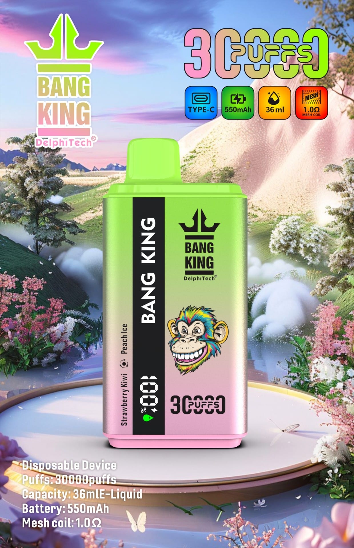 Bang King 30000 Puffs | kauakestev topelt topelt maitse lülitamine, LCD, hulgi osta ühekordselt vape 22 Bang King 30000 Puffs | kauakestev topelt topelt maitse lülitamine, LCD, hulgi osta ühekordselt vape, Bang King 30000