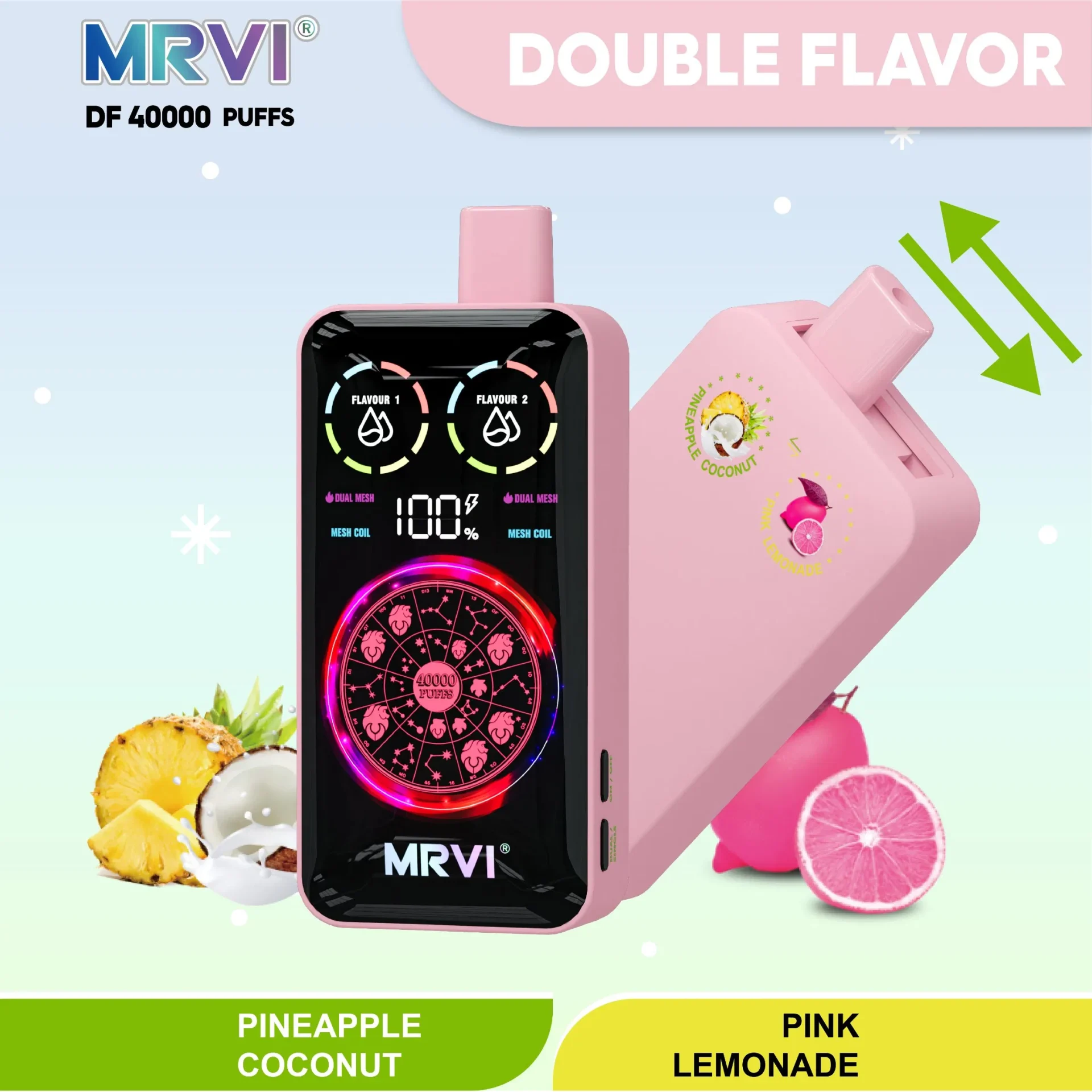 MRVI DF 40000 Puffs | double taste, 40ml capacity disposable vape