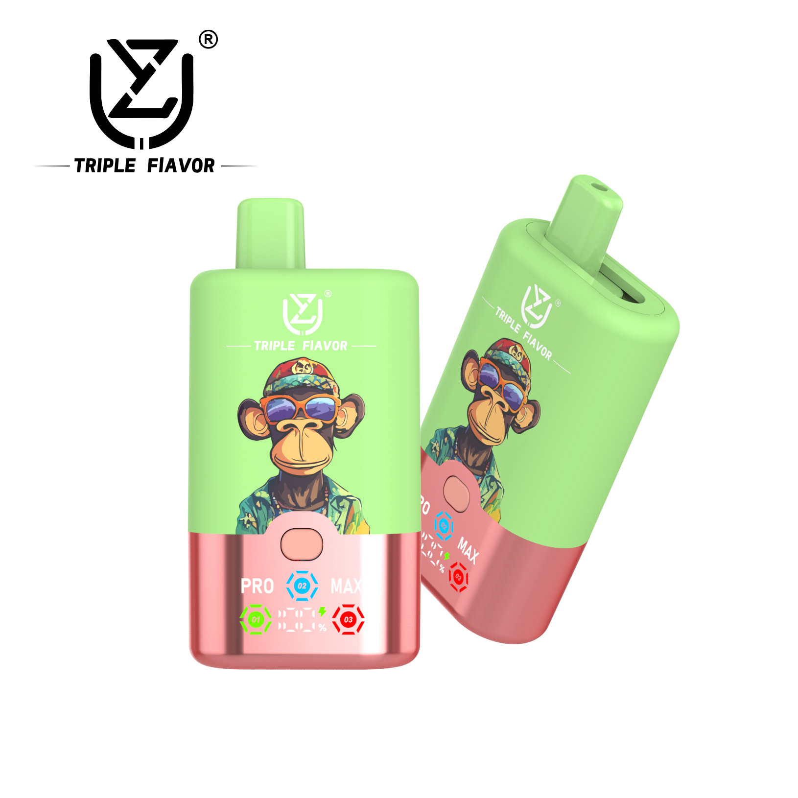 UZY Triple Tastes 60000 | triple taste 60K puff 3-in-1 bulk disposable vape 