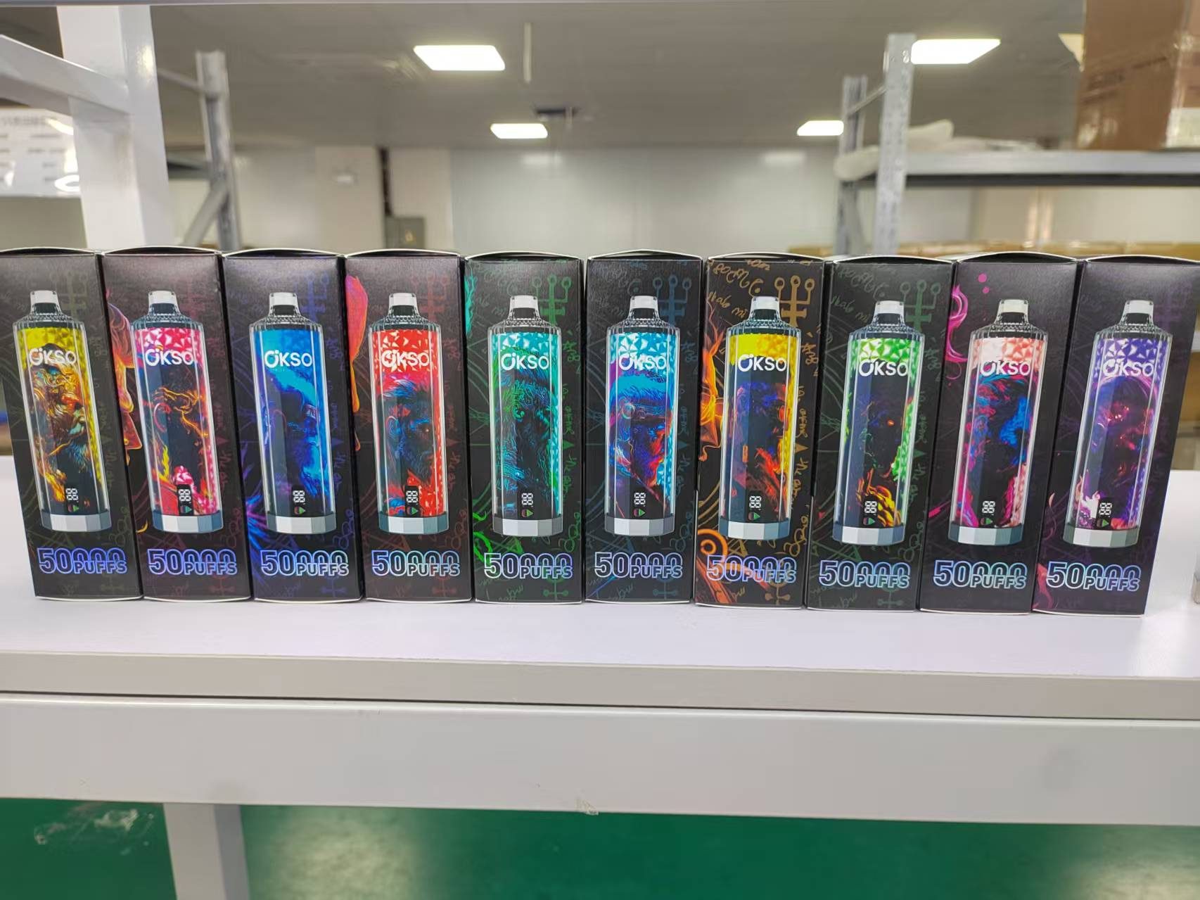 OKSO Shisha Hookah Mega 50000 Puffs | trojna mrežna tuljava, 40 ml, LED zaslon, nastavljiv zračni tok, vape za enkratno uporabo 93 OKSO Shisha Hookah Mega 50000 Puffs | trojna mrežna tuljava, 40 ml, LED zaslon, nastavljiv pretok zraka, vape za enkratno uporabo,