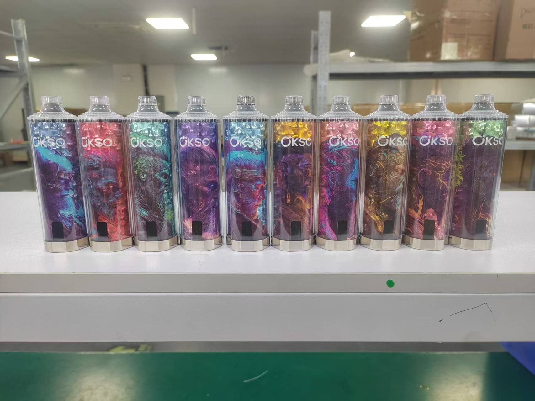OKSO Shisha Hookah Mega 50000 Puffs | trojna mrežna tuljava, 40 ml, LED zaslon, nastavljiv pretok zraka, vape za enkratno uporabo 101 OKSO Shisha Hookah Mega 50000 Puffs | trojna mrežna tuljava, 40 ml, LED zaslon, nastavljiv pretok zraka, vape za enkratno uporabo,