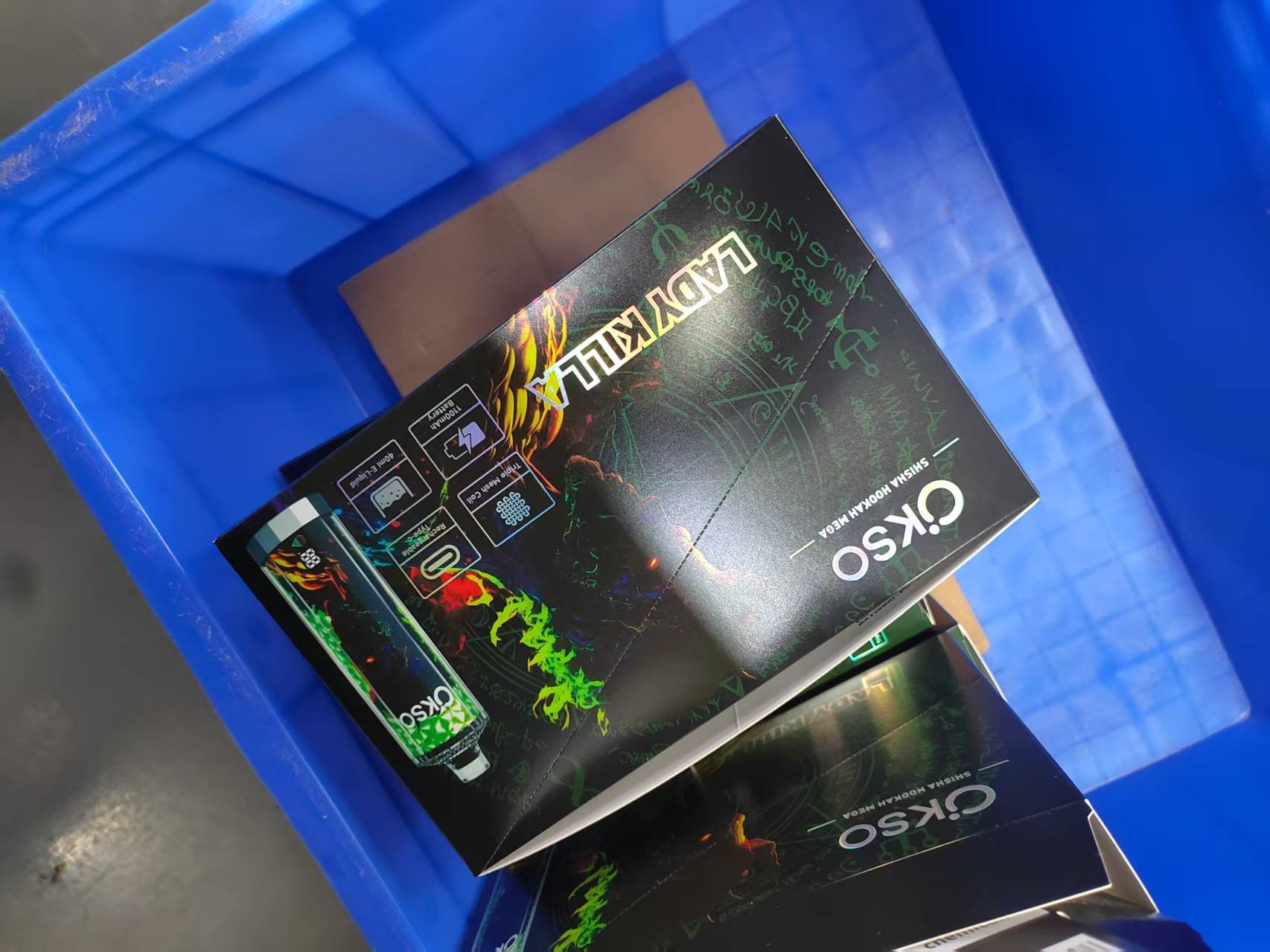 OKSO Shisha Hookah Mega 50000 Puffs | trojna mrežna tuljava, 40 ml, LED zaslon, nastavljiv pretok zraka, vape za enkratno uporabo 95 OKSO Shisha Hookah Mega 50000 Puffs | trojna mrežna tuljava, 40 ml, LED zaslon, nastavljiv pretok zraka, vape za enkratno uporabo,