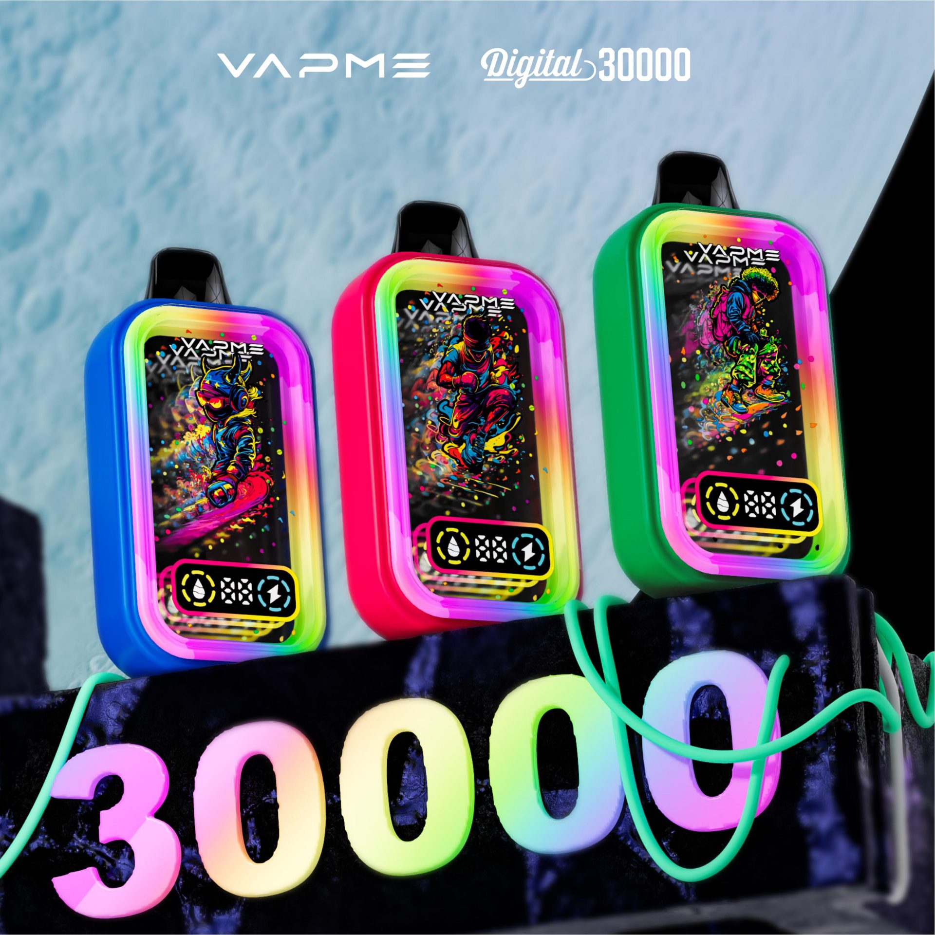 VAPME DIGITAL 30000 Puffs | 12 arome, 20mL, 0.6Ω mesh coil vrac de unică folosință vape 52 VAPME DIGITAL 30000 Puffs | 12 arome, 20mL, 0.6Ω mesh coil vrac de unică folosință vape,