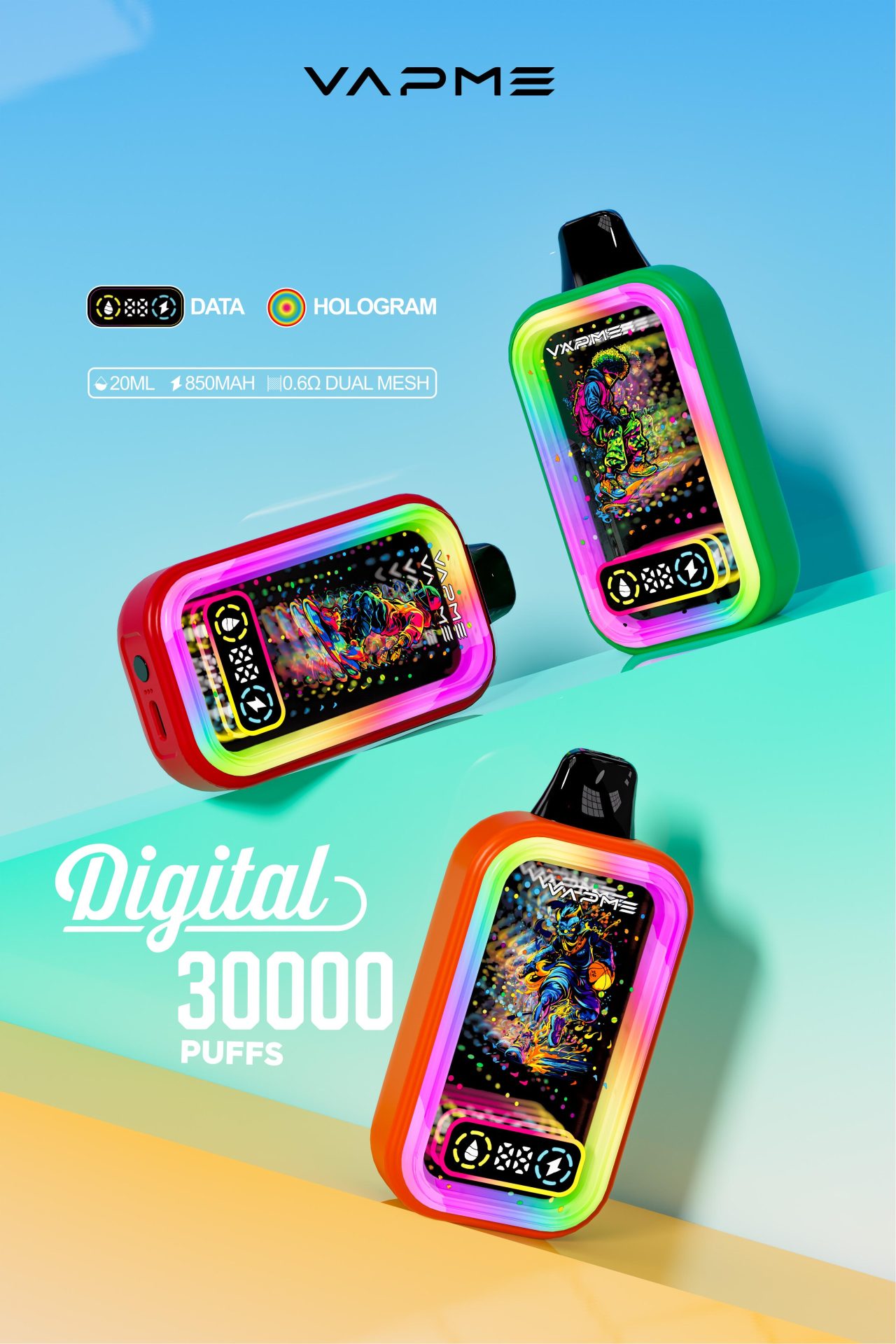 VAPME DIGITAL 30000 Puffs | 12 arome, 20mL, 0.6Ω mesh coil vrac de unică folosință vape 49 VAPME DIGITAL 30000 Puffs | 12 arome, 20mL, 0.6Ω mesh coil vrac de unică folosință vape,