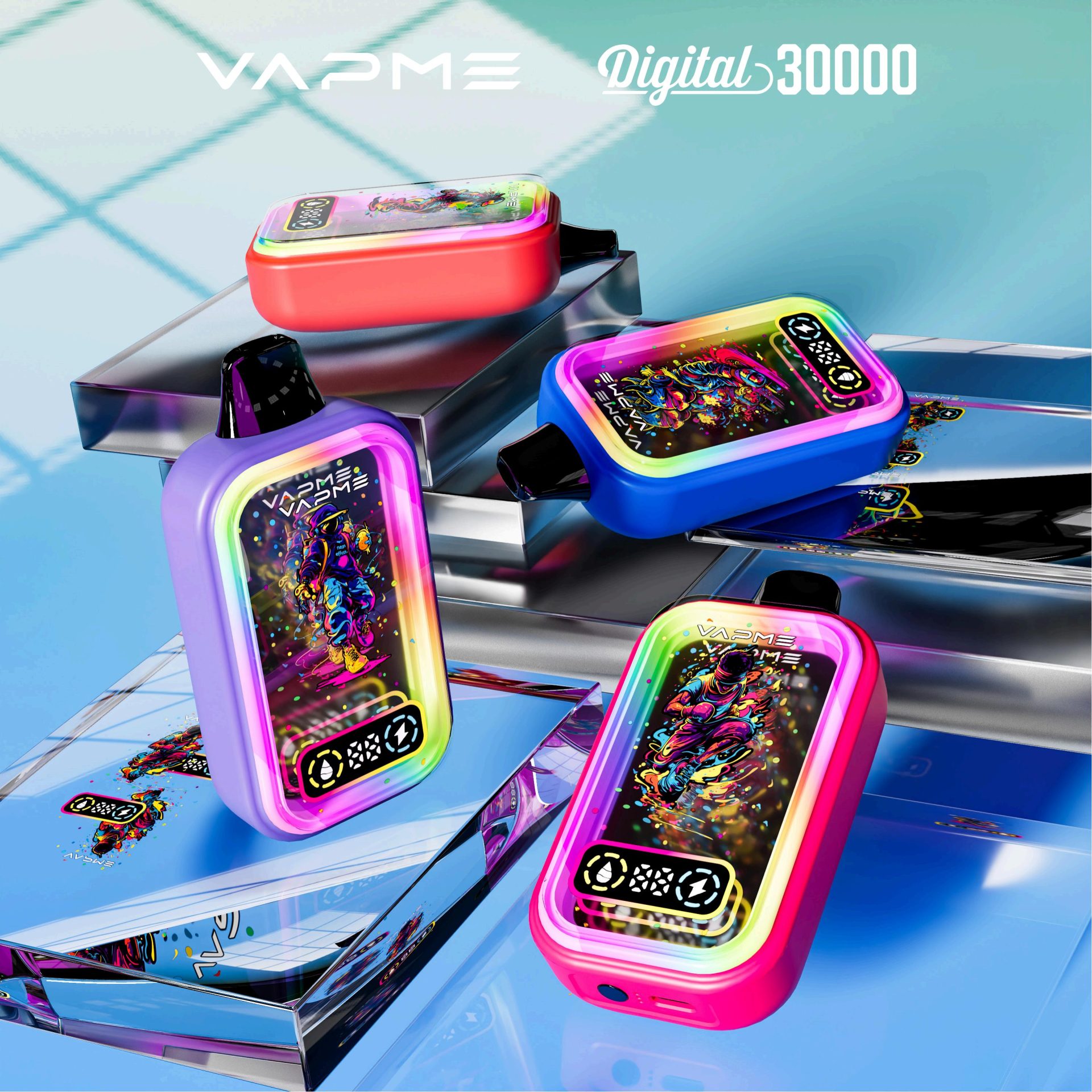 VAPME DIGITAL 30000 Puffs | 12 arome, 20mL, 0.6Ω mesh coil vrac de unică folosință vape 48 VAPME DIGITAL 30000 Puffs | 12 arome, 20mL, 0.6Ω mesh coil vrac de unică folosință vape,