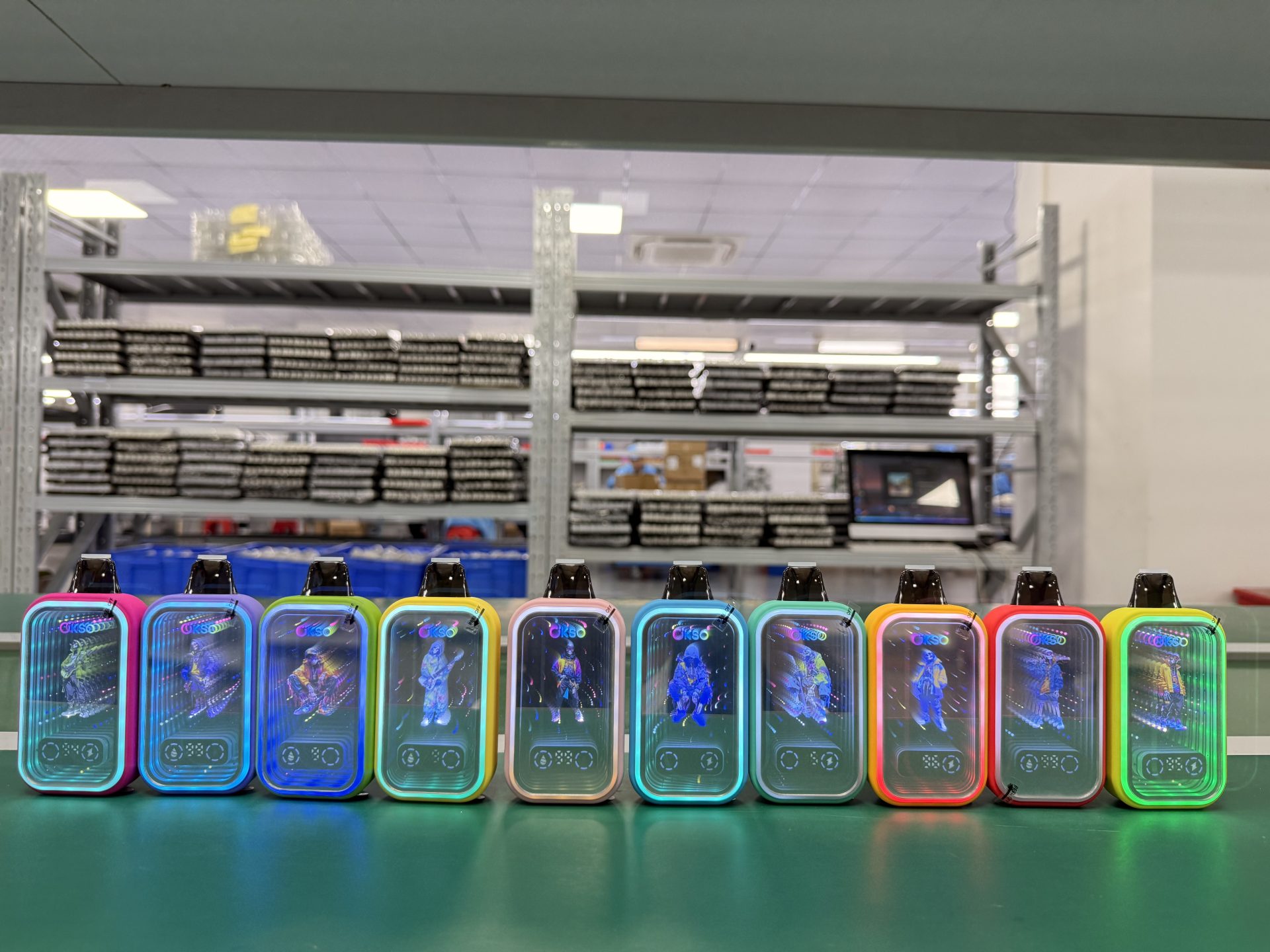 OKSO Magic Mirror 50000 Puffs | RGB LED, dual Mesh, LED displej, 40ml dobíjecí jednorázová vape 143 OKSO Magic Mirror 50000 potahů | RGB LED, dvojitá síťka, LED displej, 40ml dobíjecí jednorázový vape,