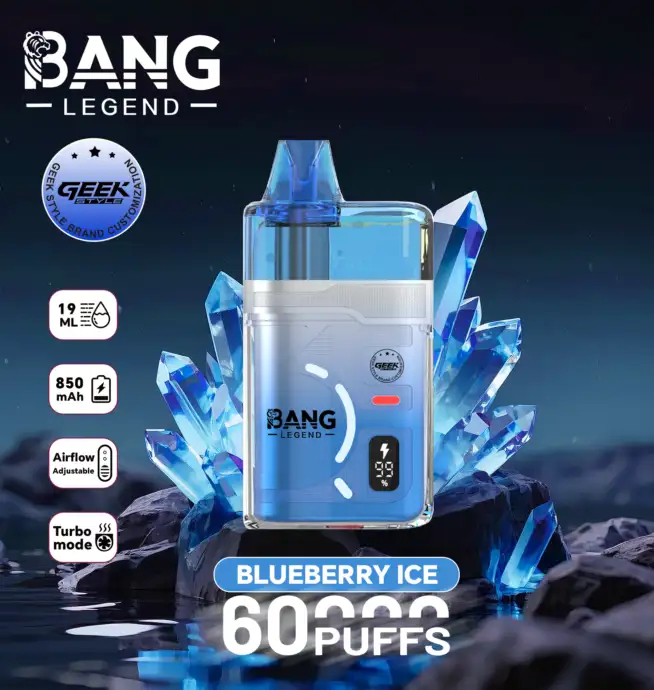 turbo mode on vape Bang Legend Geek 60K | adjustable airflow & mode, 60000 puffs, high-capacity, disposable Flavor:Elderflower Grapefruit lost mary turbo display Mr Fog Salt E-Liquids