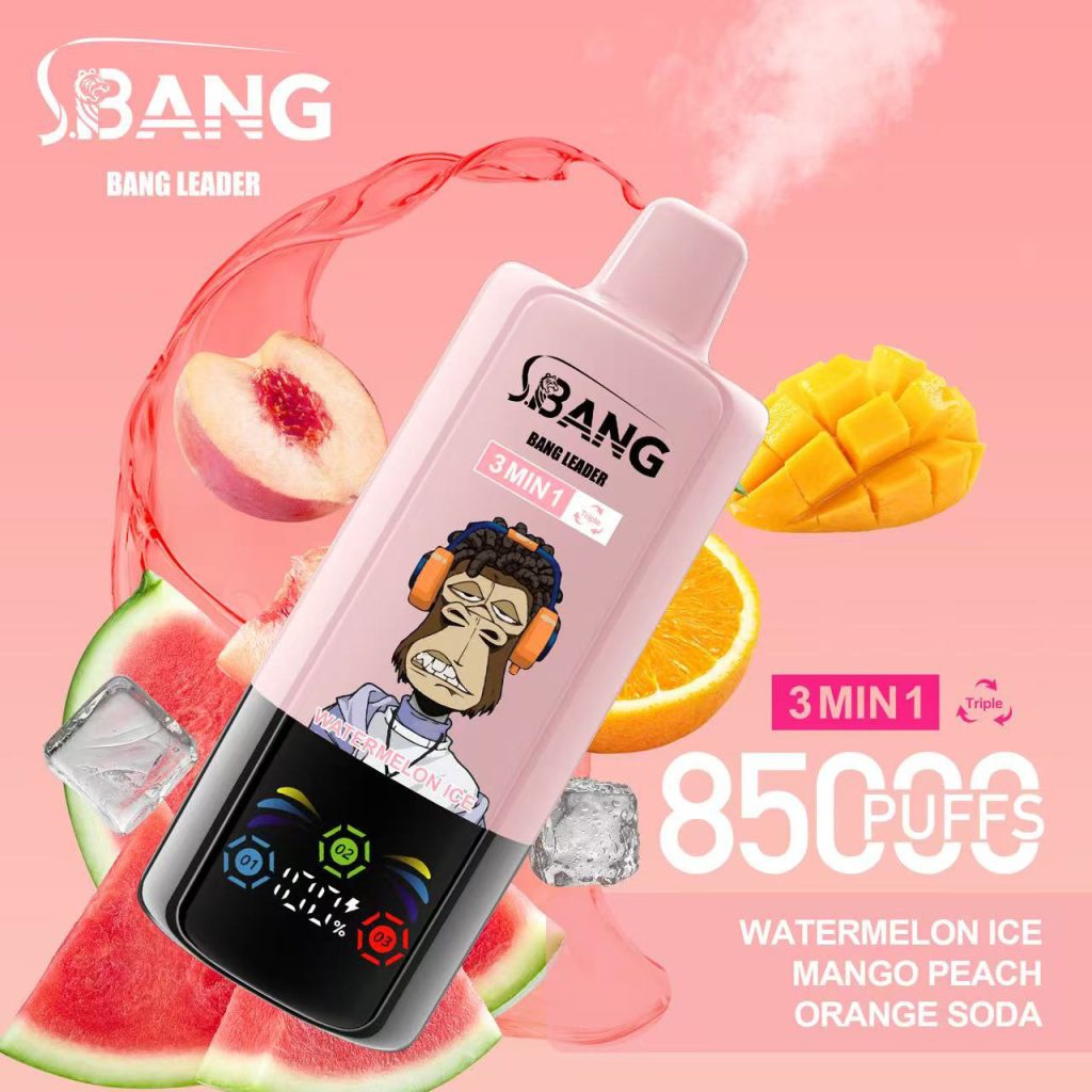 Bang Leader 85K | 3-in-1 triple flavor, 85000 puffs, 70ml, bulk disposable vape