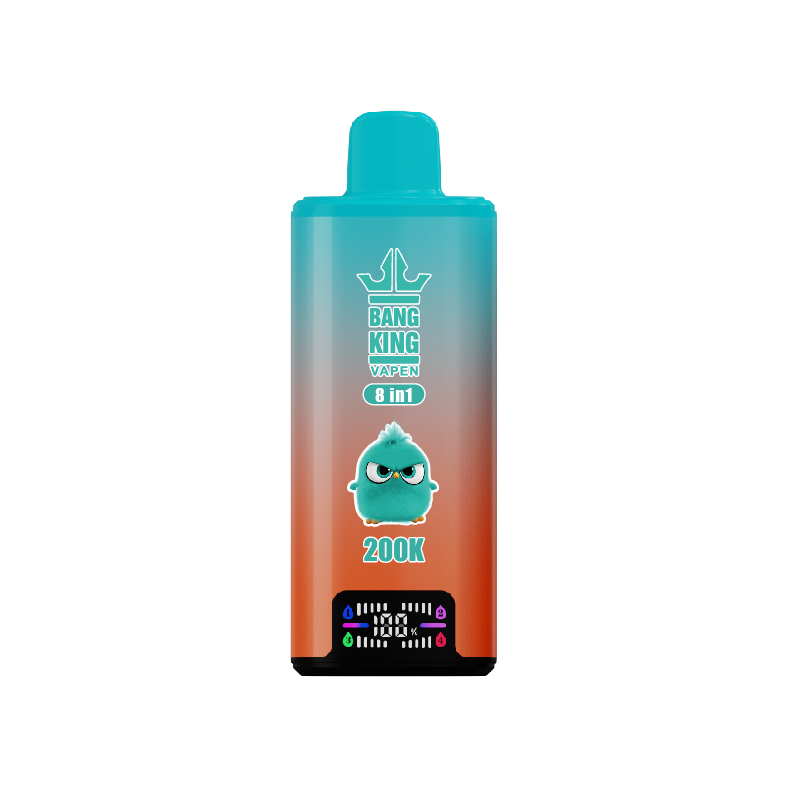 Bang King 200K | 8-in-1 200000 puffs, quad tank, 8 tastes, high