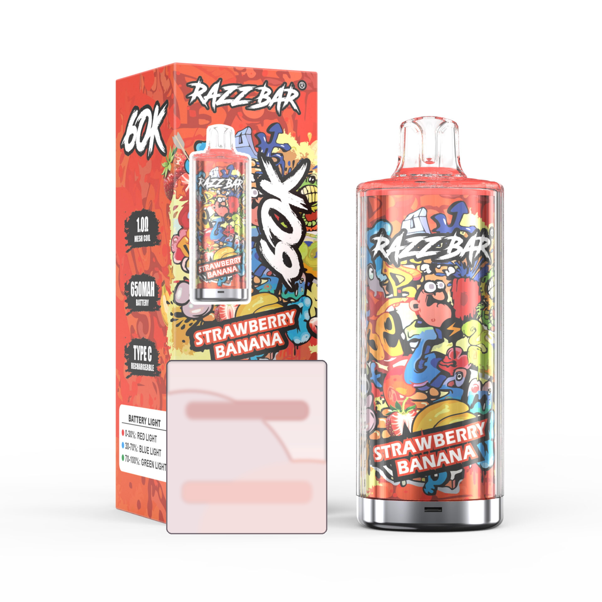 razz bar vapes Razz Bar 60K | crystal design, 60000 puffs, 16 options, bulk disposable vape
