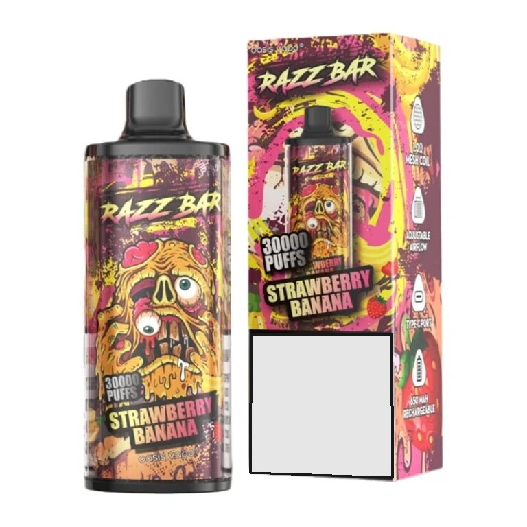 razz bar vapes 30K Flavour:Crystal Mint Iced Vol 5 Flum Mello Adjust MyCool 40K Puffs