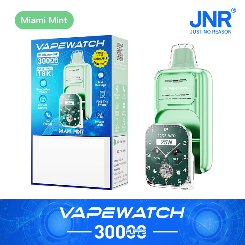 smart watch vape JNR 30000 Puffs | 2% strength, 19mL, dual mesh, 1000mAh, smart, quick charge O FOGO NÃO PODE Kits Colours:Red Milk
